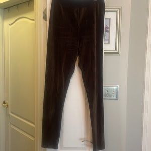 Free People green cord leggings